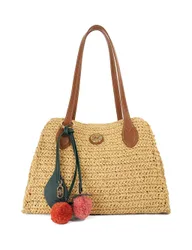 Raffia Tote Bag Natural female