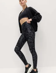 Go Move Printed Gym Leggings Black Mix female