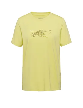 T-shirt de sports Mountian Fruendenhorn jaune M - Mammut - FashionsVida