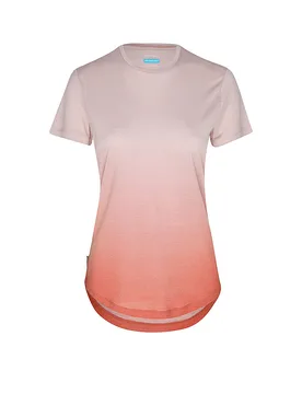 Camiseta funcional de mujer 125 Sphere Alta Cool-Lite™ rosa M - Icebreaker - FashionsVida