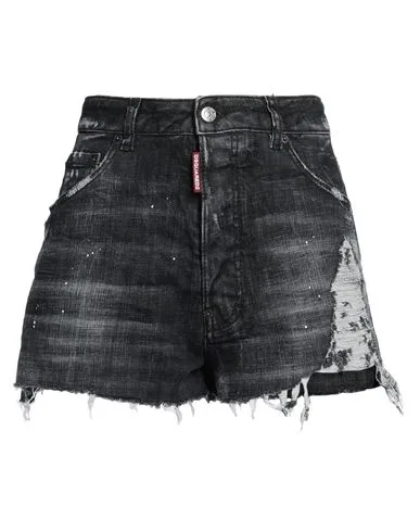 Jeansshorts Damen Schwarz 40 Damen - Dsquared2 - FashionsVida