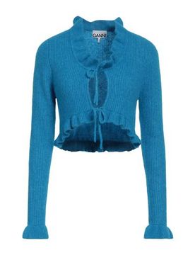Strickjacke Damen Azurblau XS Damen