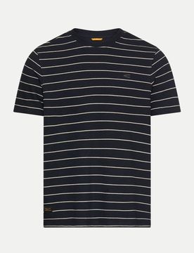T-Shirt mit Streifen Schwarz M