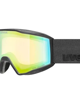 Lunettes De Ski Photochromiques Blast V Black Matt Variomatic Green-Clear/CAT1-3 Homme - Uvex - FashionsVida