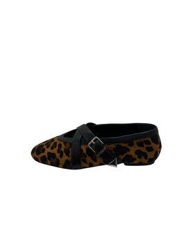 Ballerine in cavallino maculato Donna con fibbia