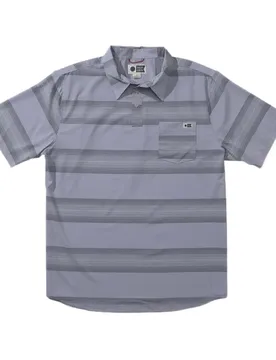 Polo à Manches Courtes Sundown Perf Tech Light Grey XL