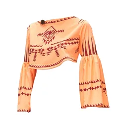 Top-crop Top Arancio Fluo M21-0271X2