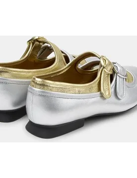 Merceditas planas de mujer casi myra de piel - Camper - FashionsVida