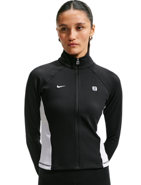 Sportswear Damen Trainingsoberteile - Schwarz - Größe 40 - Baumwoll-Jersey Black 40