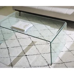 Mesa de centro de cristal Shiny