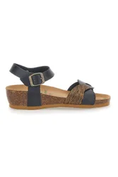 Sandali con Cinturino Neri 22711 38