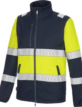 WÜRTH MODYF Softshell haute visibilité FLUO ONE jaune/marine Bleu marine 6XL - Würth MODYF - FashionsVida