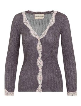 Cardigan in viscosa Garavani