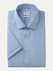 Hemd Level Five mit Karomuster Blau 41