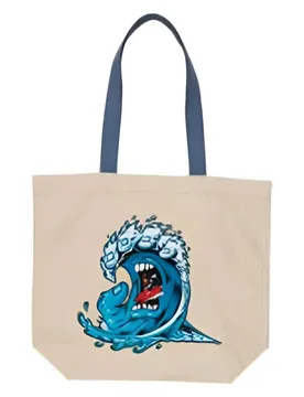 Sac En Toile Screaming Wave Natural One Size unisex - Santa Cruz - FashionsVida