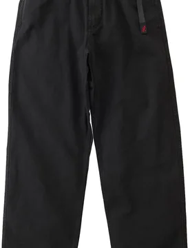 Pantalon en sergé de coton - Pant Straight Fit Black en Nylon - Taille L - Noir - Gramicci - FashionsVida