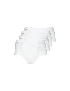 Slip MAXI CHIC lot de 4 blanc blanc 46 - Sloggi - FashionsVida