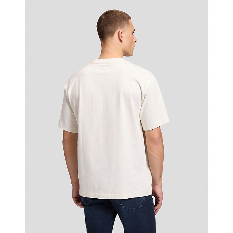 Workwear Relaxed Boxy Heavy Tee Ecru Größe XL male