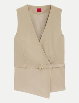 HUGO Weste Ahella-1 Beige 36