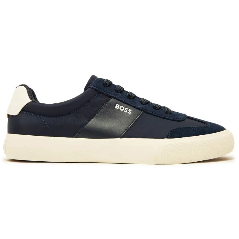 Mens Aiden Tenn Trainers - Blue Nylon - Size Uk 7 - BOSS - FashionsVida