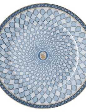 Piatto da pane Signum, Porcellana, Blu OS