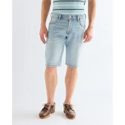 Pantalones cortos vaqueros de hombre en azul