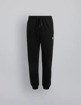 Manchester United Kids Devil Essentials Joggers Black 6-7Y - Raw - FashionsVida