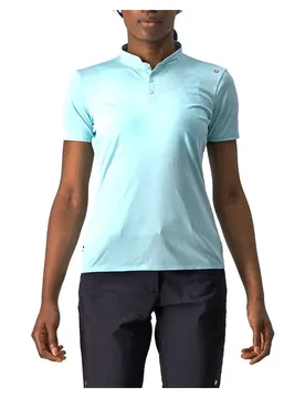 Polo A Maniche Corte Tech 2 Light Acqua