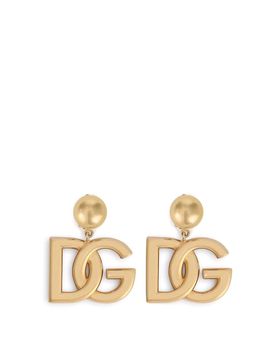 Orecchini A Clip Con Logo Dg