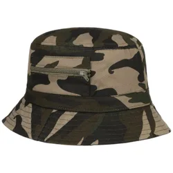 Camouflage Bucket Hat by - camouflage - Female - Size: M (57-58 cm)