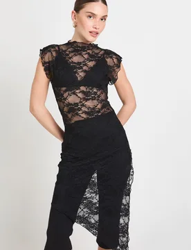 Womens Ruched Sleeveless Top - Black Elastane - Size 16 Uk - Boohoo - FashionsVida