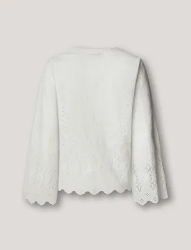 W11 - blusa de mujer con detalles calados - Pepe Jeans - FashionsVida