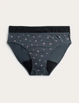 Pack Heavy Absorbency Period Knickers Carbon female - M&S - FashionsVida