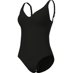 Victoria U Back Solid Damen Badeanzug, schwarz 38