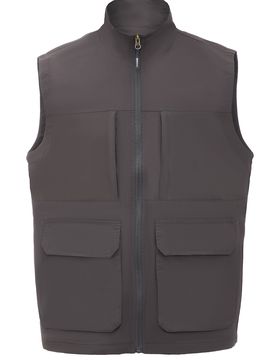 GRASSLAND Chaleco gris