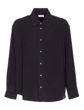 Lemaire Camicia rilassata nera