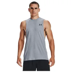 T-shirt Sans Manches Left Chest Cut Off Gray S
