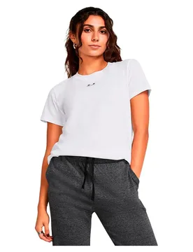 T-shirt à Manches Courtes Essential Core White / Black XS - Under armour - FashionsVida