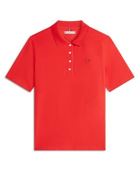 Poloshirt rot M damen