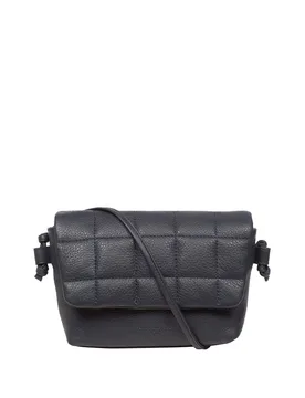 Zoey' Nappa Leather Cross Body Bag - Navy - Size: One Size - Pure Luxuries London - FashionsVida