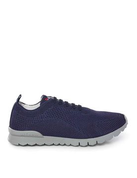 Kiton Sneaker In Fico Con Logo