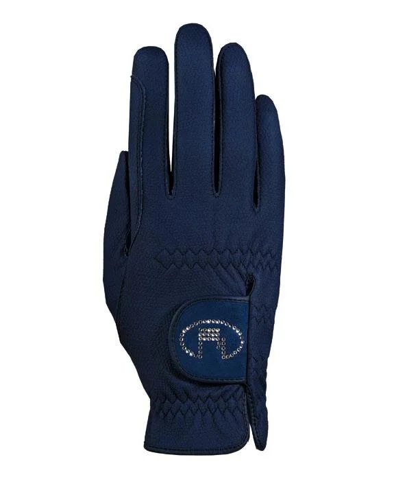 Reithandschuhe LISBOA RoeckGrip navy blue 6,0 - roeckl - FashionsVida