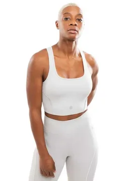 Soutien-gorge De Sport Angkor Light Gray 2XS - Siroko - FashionsVida