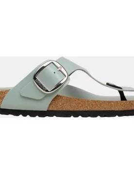 Gizeh hebilla grande en cuero natural esmaltado - Birkenstock - FashionsVida