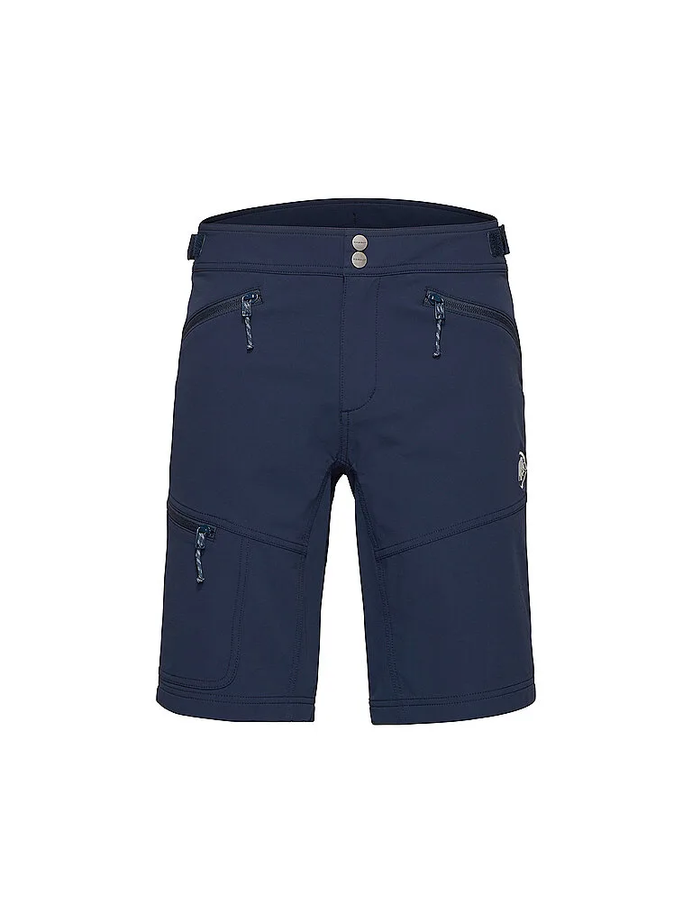 Shorts softshell da uomo Taiss 2/4 blu 48 - Mammut - FashionsVida