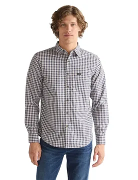 Chemise à Manches Longues 1 Pkt Rose Brown 3XL - Wrangler - FashionsVida
