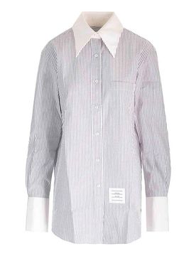 Camicia lunga Seersucker