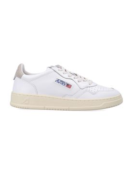 Men's Cow Leather Sneakers with Towel-Lined Interior