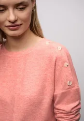 Softes Shirt mit Knöpfen female Pink