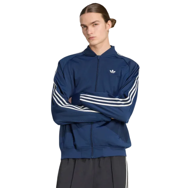 Superstar Men Tracksuits - Blue - Size M - Poly Mesh - Blue - Size: Medium - Adidas - FashionsVida